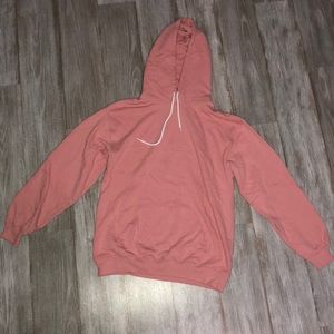 Pink oversized hoodie